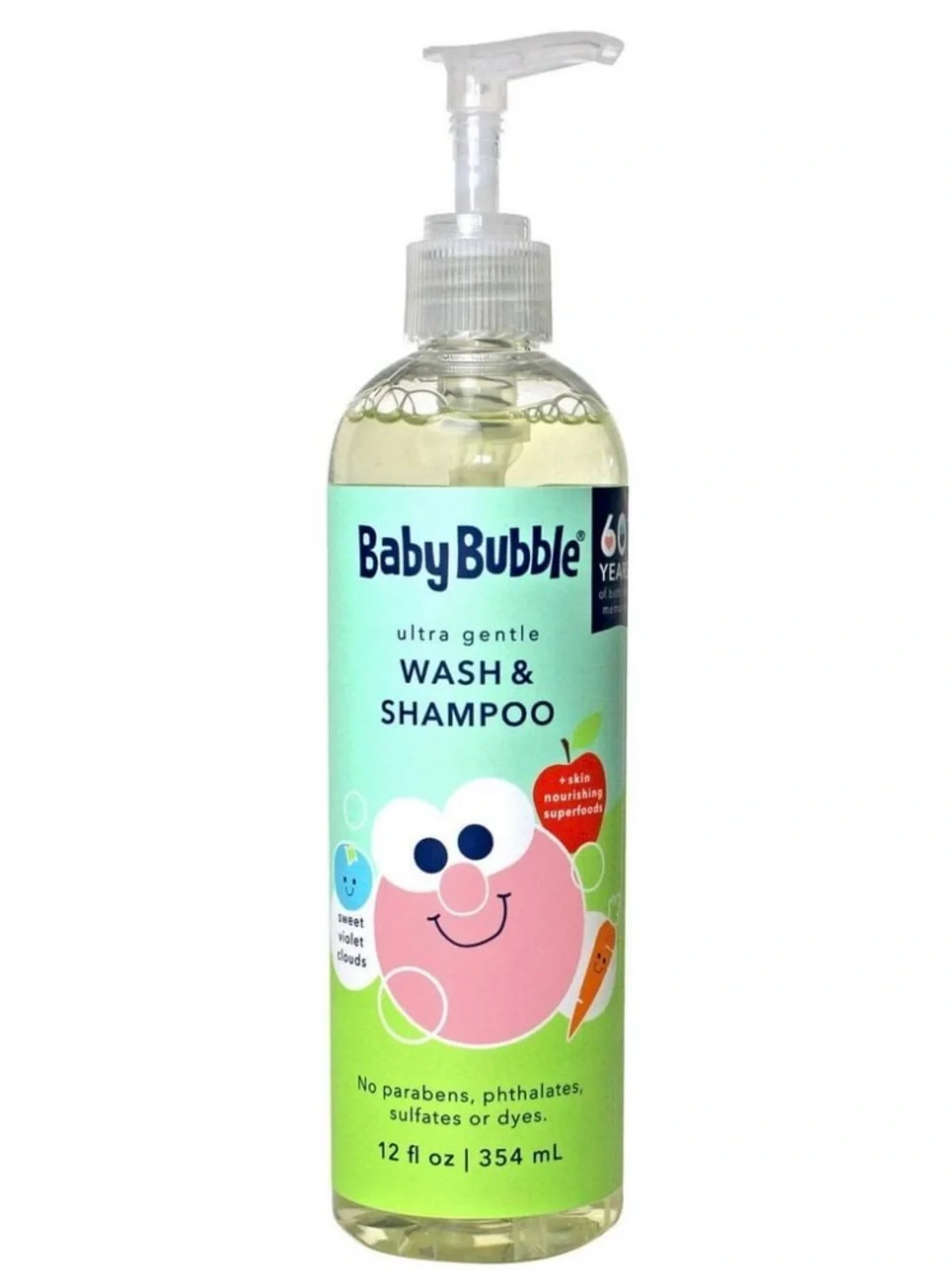 Baby Bubble Ultra Gentle Wash & Shampoo